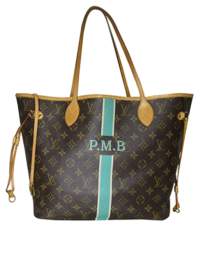 Neverfull Franja Verde, vista frontal